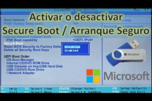 Cómo activar el arranque seguro en BIOS
