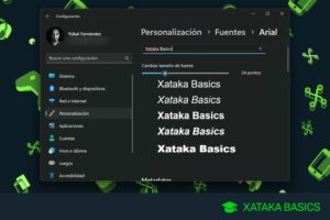 Cómo cambiar el tipo de letra en Windows 11