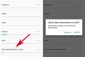 Cómo liberar espacio borrando caché del sistema en Android