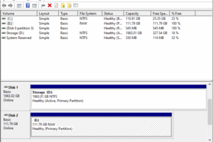 Cómo recuperar archivos de una partición RAW