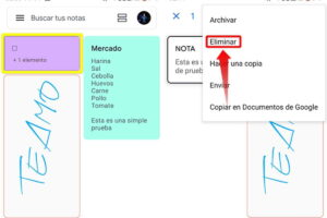 Cómo recuperar notas borradas en Google Keep