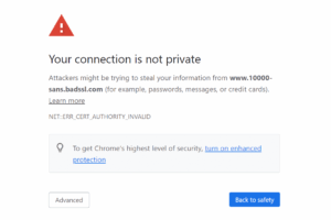 Cómo solucionar el error de conexión SSL en Chrome