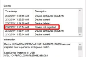 Cómo solucionar el error “dispositivo no migrado”