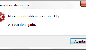 Cómo solucionar el error “no se puede acceder al disco”