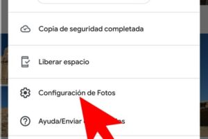 Guía para configurar copia de seguridad en Google Fotos