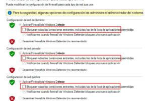 Guía para configurar firewall básico en Windows Defender