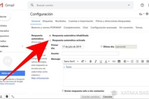 Guía para configurar respuestas automáticas en Gmail
