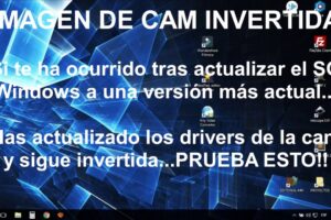 Solución al problema de cámara invertida en Windows